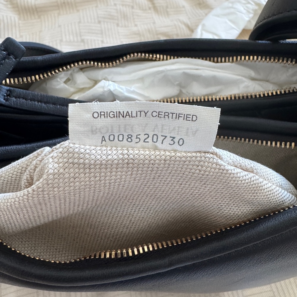 NWT Bottega Veneta Gemelli Messenger Shoulder Bag Black - Picture 11 of 13
